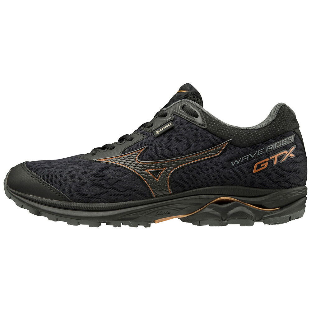 Tenis Para Trilha Mizuno WAVE RIDER GTX - Homem - Pretas - DUGOC6390